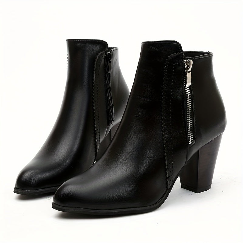 Zofie - Sandalia Elegante De Tacón Alto Con Cremallera Lateral