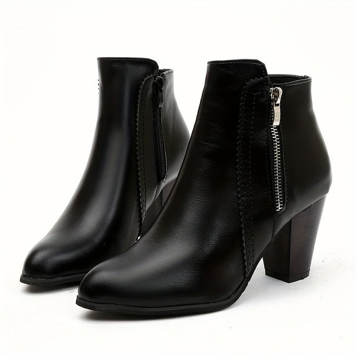 Zofie - Sandalia Elegante De Tacón Alto Con Cremallera Lateral