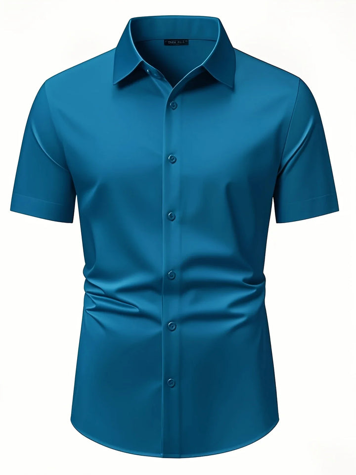Ezra - Elegante Camisa Entallada Con Botones