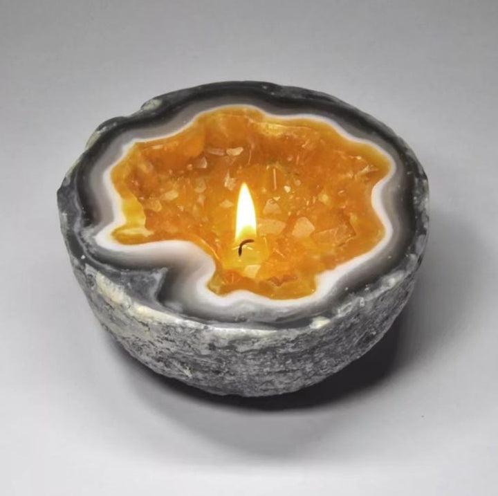 GemLight - Decoración Con Velas De Cristal Para Terapia Energética
