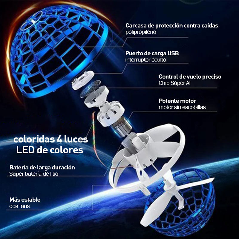 SmartGlide - Minibola Voladora Con Sensor Inteligente