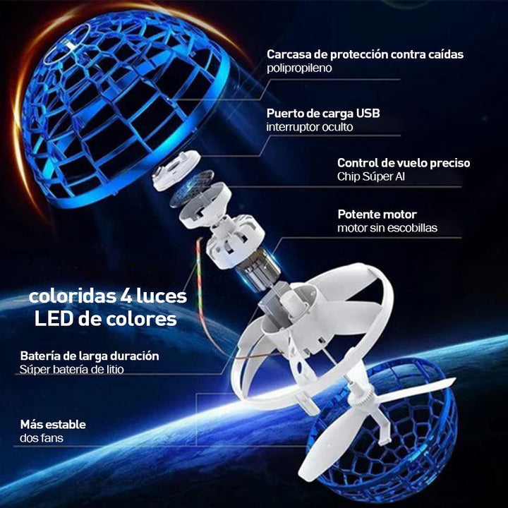SmartGlide - Minibola Voladora Con Sensor Inteligente