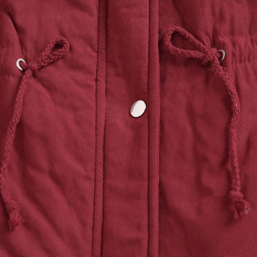 Gritta - Cálida Chaqueta de Algodón Con Capucha