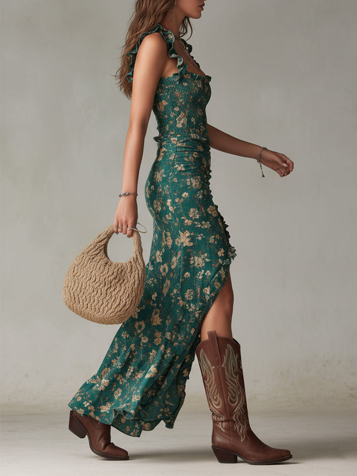 Nadjia - Vestido Largo Boho Transpirable