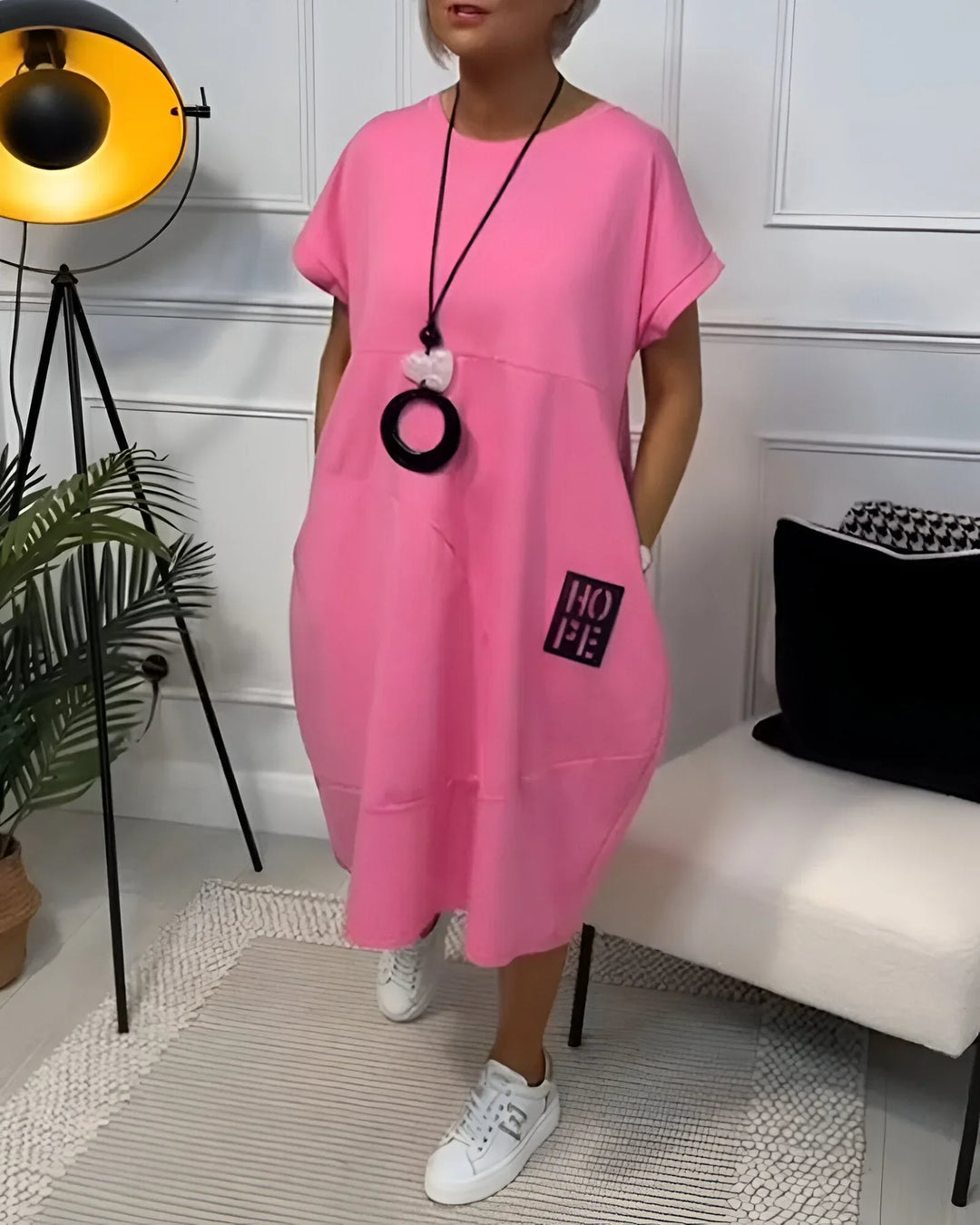 Jocelyn - Vestido Informal y Cómodo Con Bolsillos