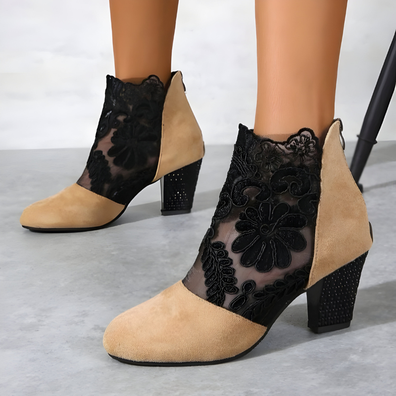 Elizaveta - Ortopédicos Patrón Floral Zapatos