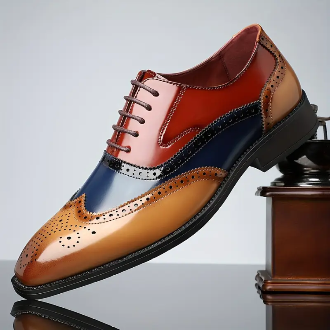 Shimon - Zapatos Óxford De Cuero