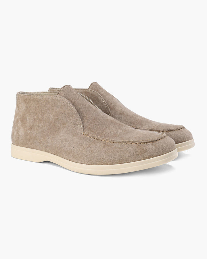 Keynes - High Suede Slippers