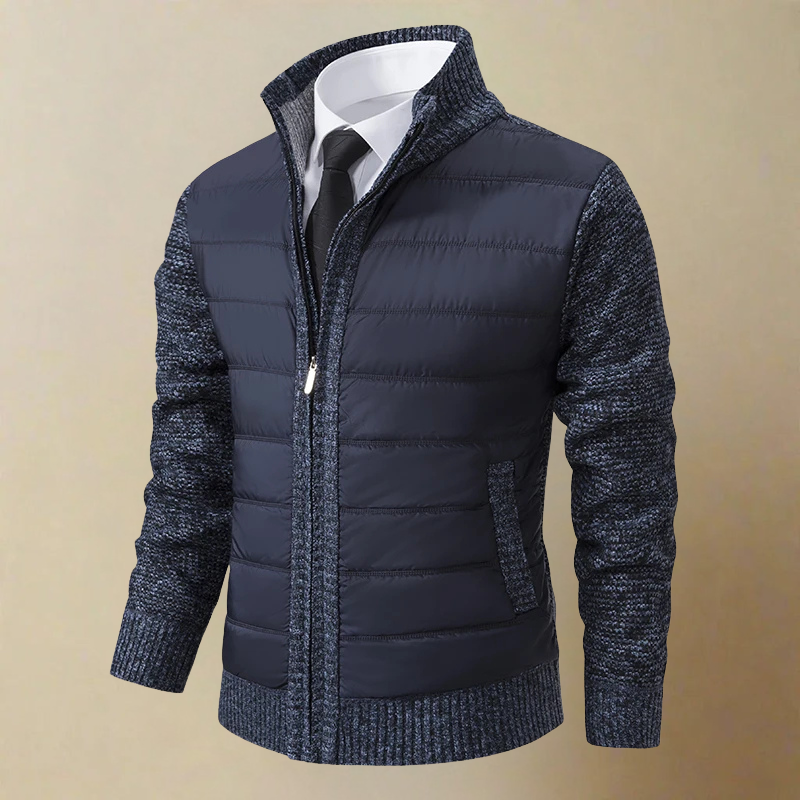 Feodor - Chaqueta Cálida con Cremallera y Cuello Alto