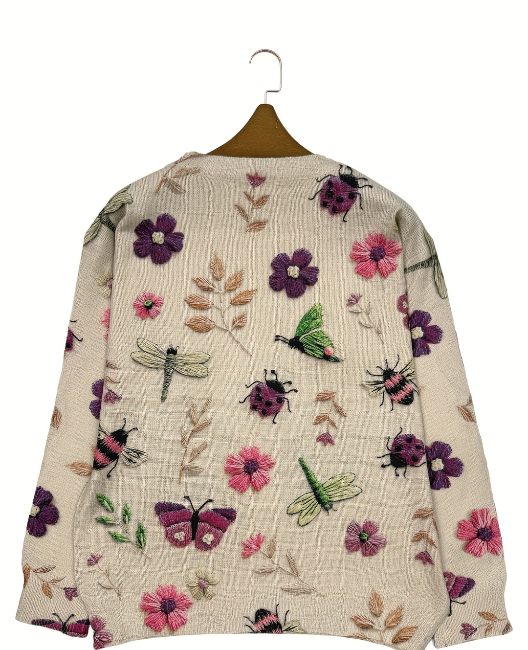 Lesa - Jersey Con Estampado Floral Y De Insectos