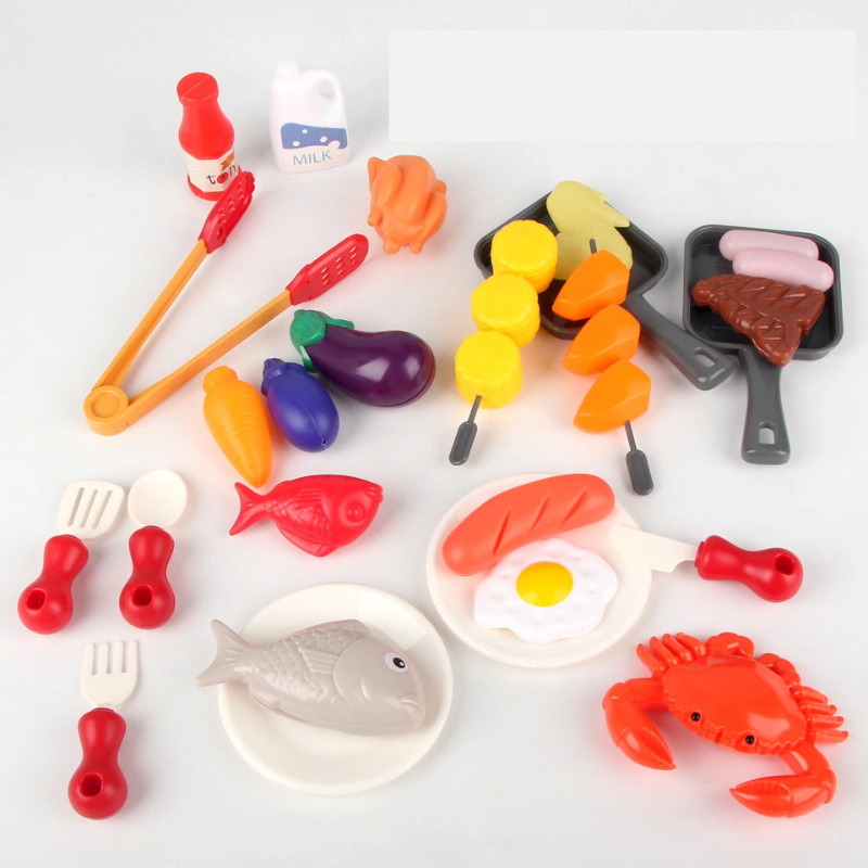 GrillSplash - Juego de Barbacoa Simulada Para Niños Con luz de Aspersión