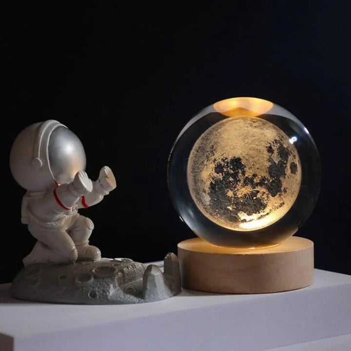 Glow Sphere – Lámpara Luminosa Con Bola De Cristal