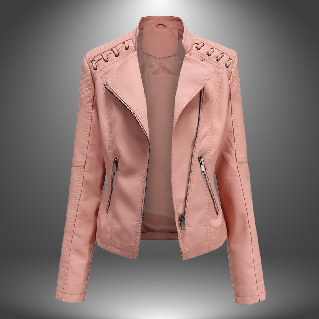 Lilia - Chaqueta De Cuero Prémium