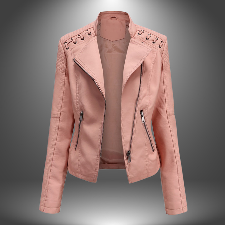 Lilia - Chaqueta De Cuero Prémium
