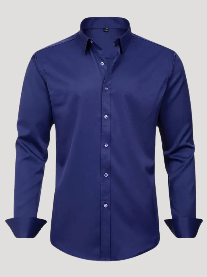 Bordon - Camisa Elástica Sin Planchar Con Botones