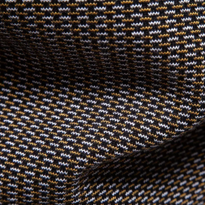 Limman - Jersey De Punto Jacquard Con Media Cremallera