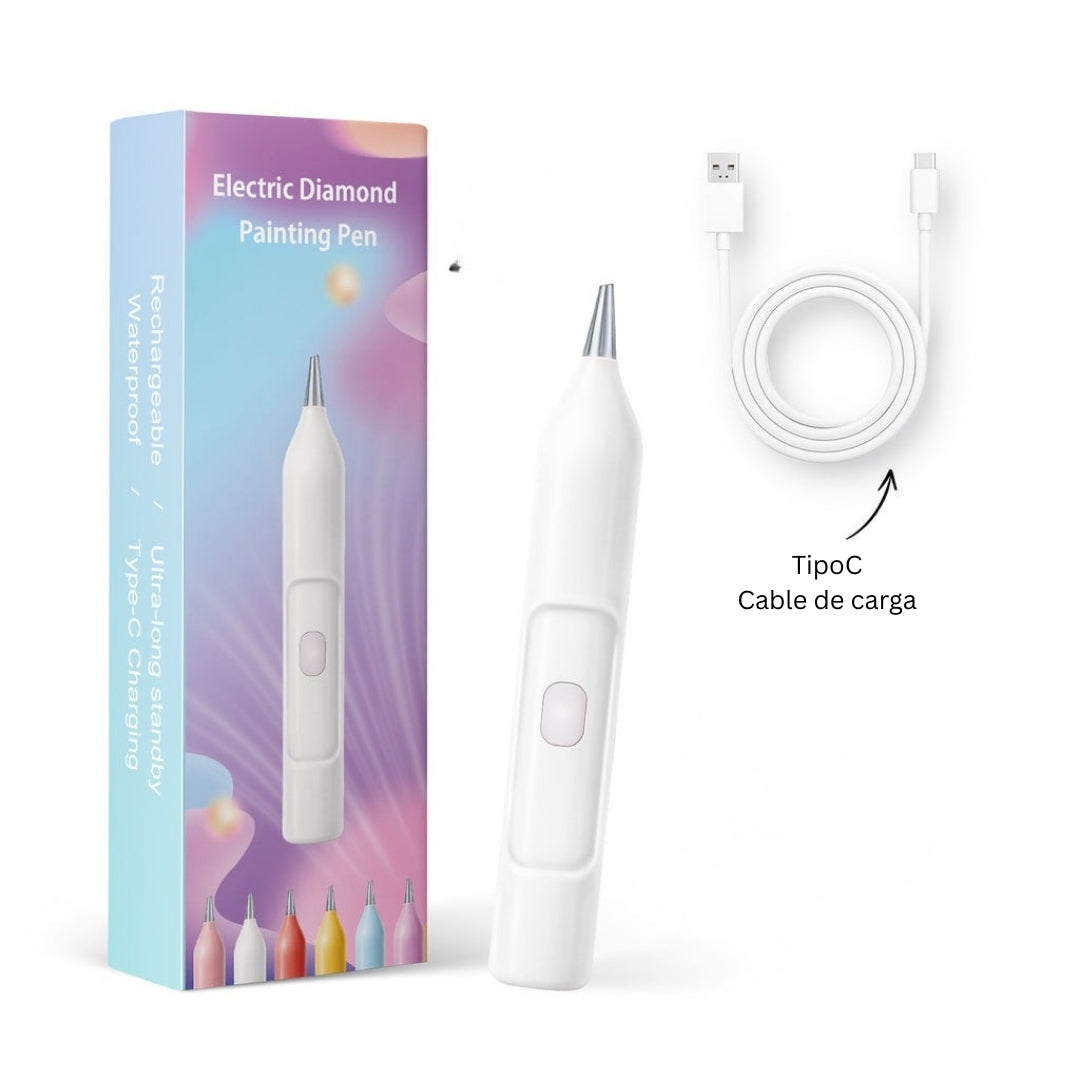 DazzleDot - Diamante Eléctrico Rotulador de Pintura 6 Colores