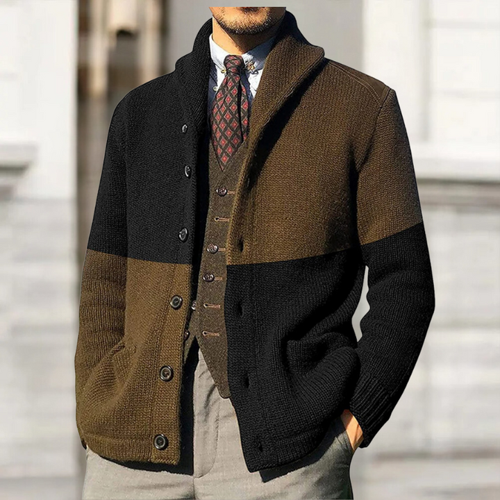 Leonhard - Elegante Cárdigan De Punto