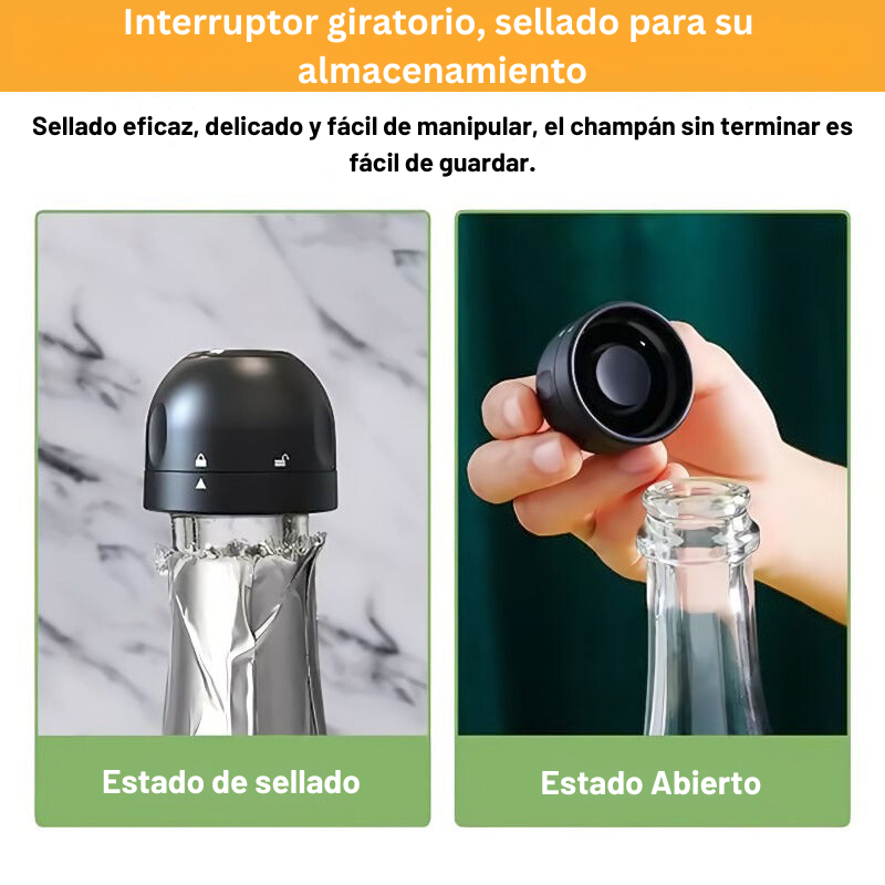 SealFlow - Apón Al Vacío Para Botellas De Vino