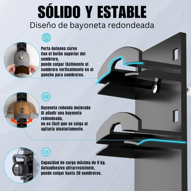 CapNest – Organizador De Gorras