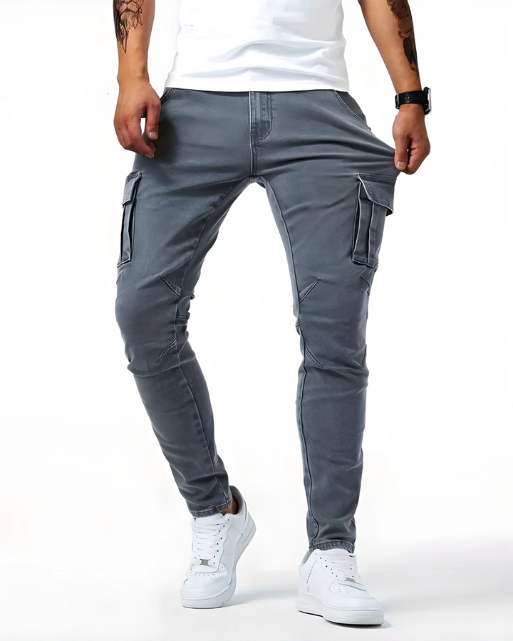 Gusman - Pantalones Elásticos Cargo