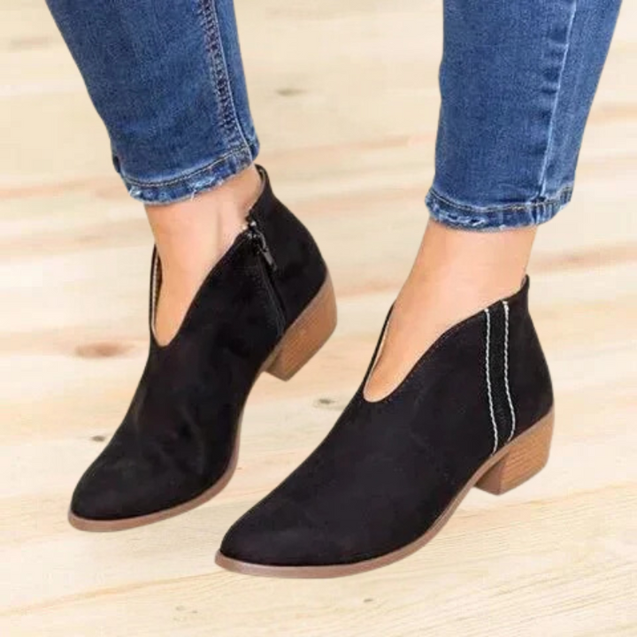 Philomena - Botas Con Cremallera En V