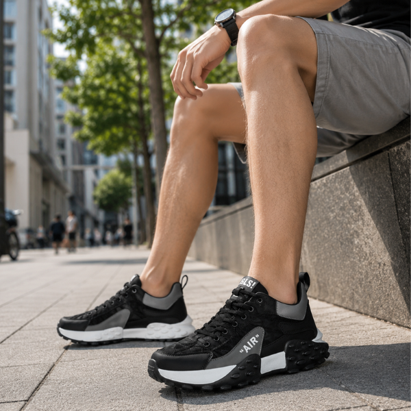 Gael - Zapatilla Deportiva Con Cordones Antideslizante