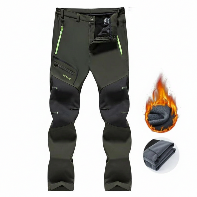 Zoranu - Pantalones de Senderismo Elásticos e Impermeables