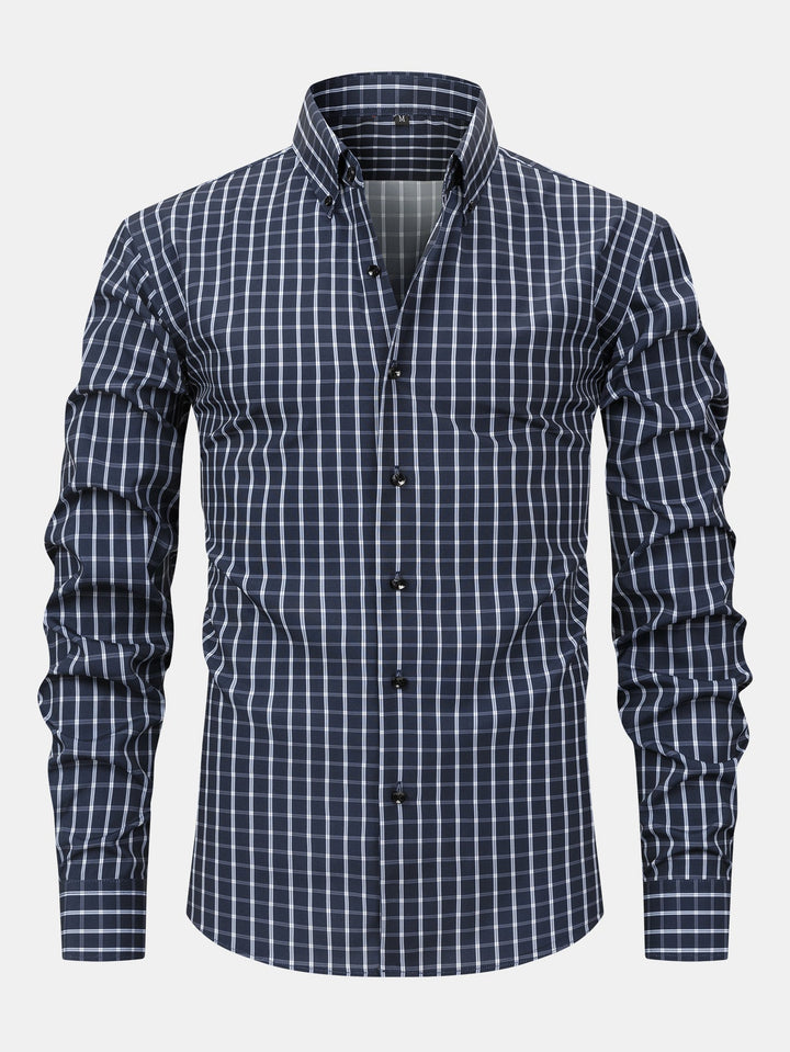 Colin - Camisa De Manga Larga Con Estampado a Cuadros