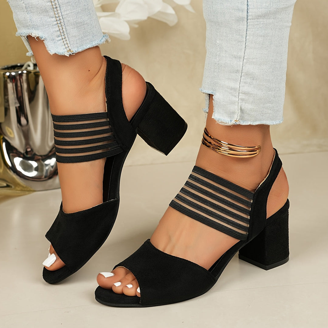 Aretha - Zapatos Elegantes Y Modernos Con Tacón Grueso
