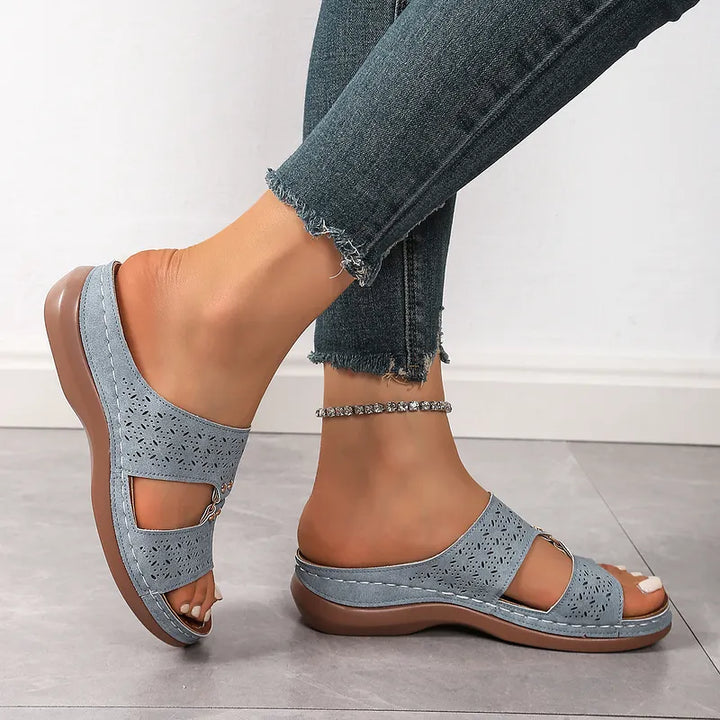 Elysa - Sandalias Cómodas Con Soporte Para el Arco