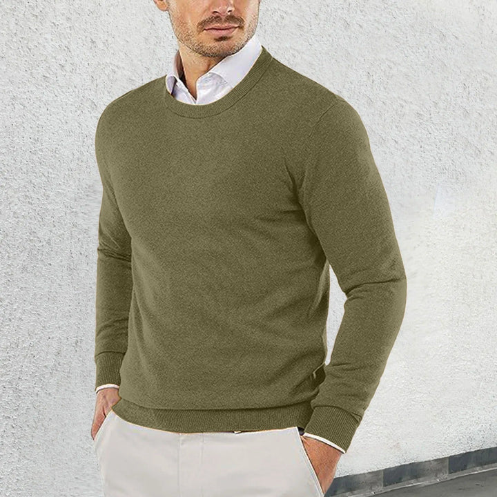 Ronny - Jersey De Algodón Con Cuello Redondo