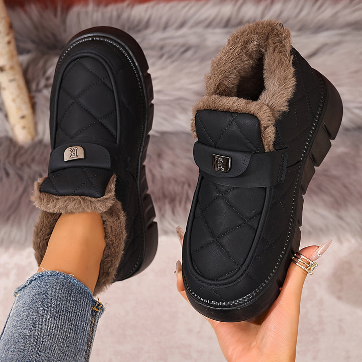 Karryna - Zapatos con Parte Superior Acolchada y Forro Mullido