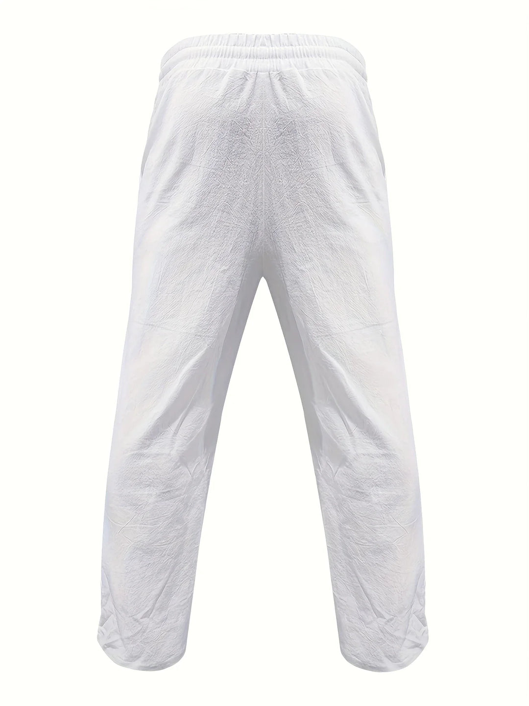 Beslan - Pantalones Elegantes De Pierna Recta Con Botones Dorados