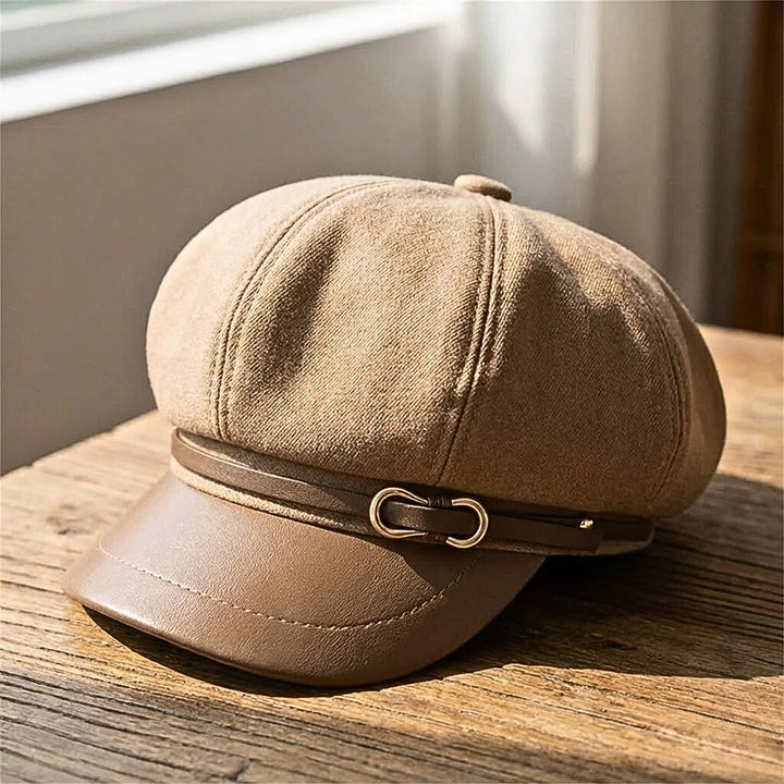 Naurine - Gorro Boina Informal de Lana