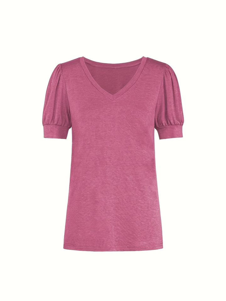 Kizzy - Camiseta Transpirable Con Mangas Tipo Pétalo