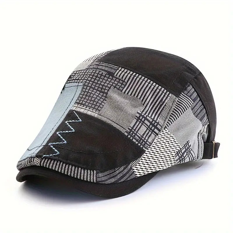 Lebron - Gorra Antiguo De Estilo Repartidor De Periódicos Con Parche
