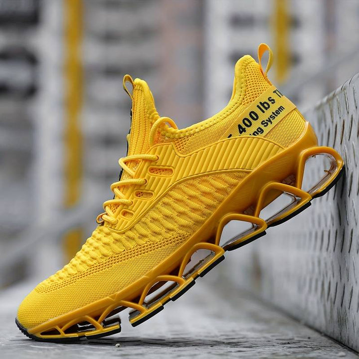 Shmuel - Zapatillas Deportivas Casuales Con Cordones y Diseño Geométrico