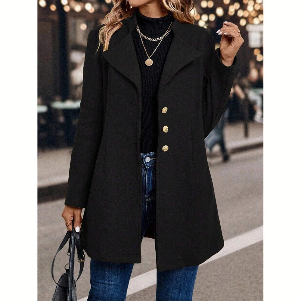 Zosia - Chaquetas de Manga Larga con Solapa