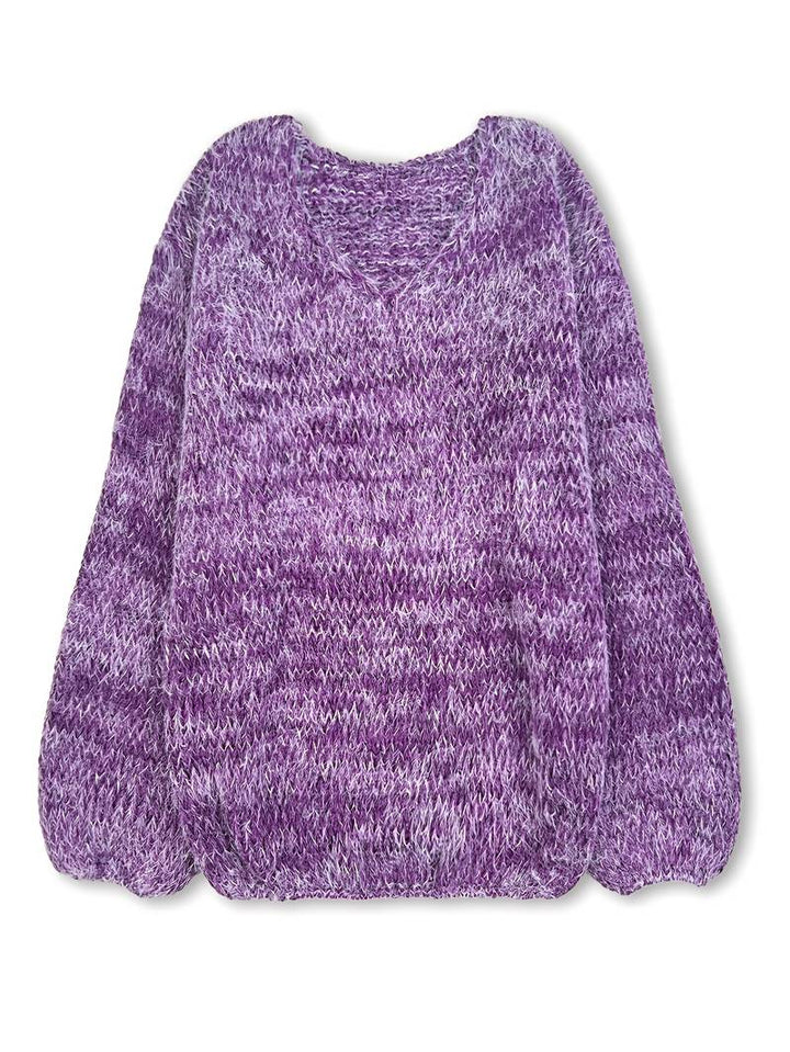 Lital - Elegante Jersey Suave Con Cuello en V