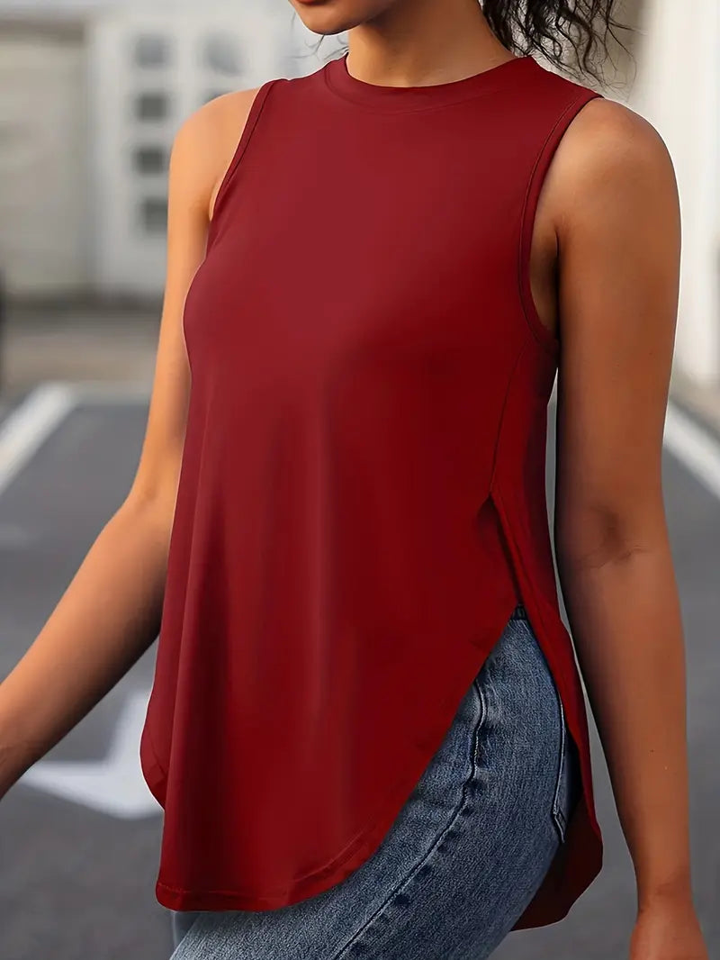 Desirae - Camisa Sin Mangas Transpirable