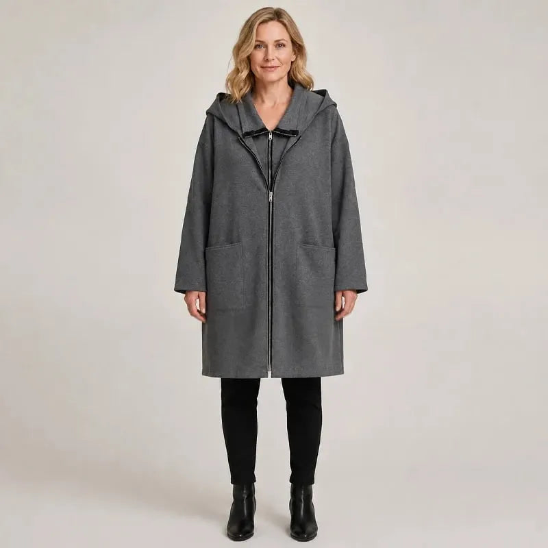 Cerina - Chaqueta Con Capucha De Largo Medio