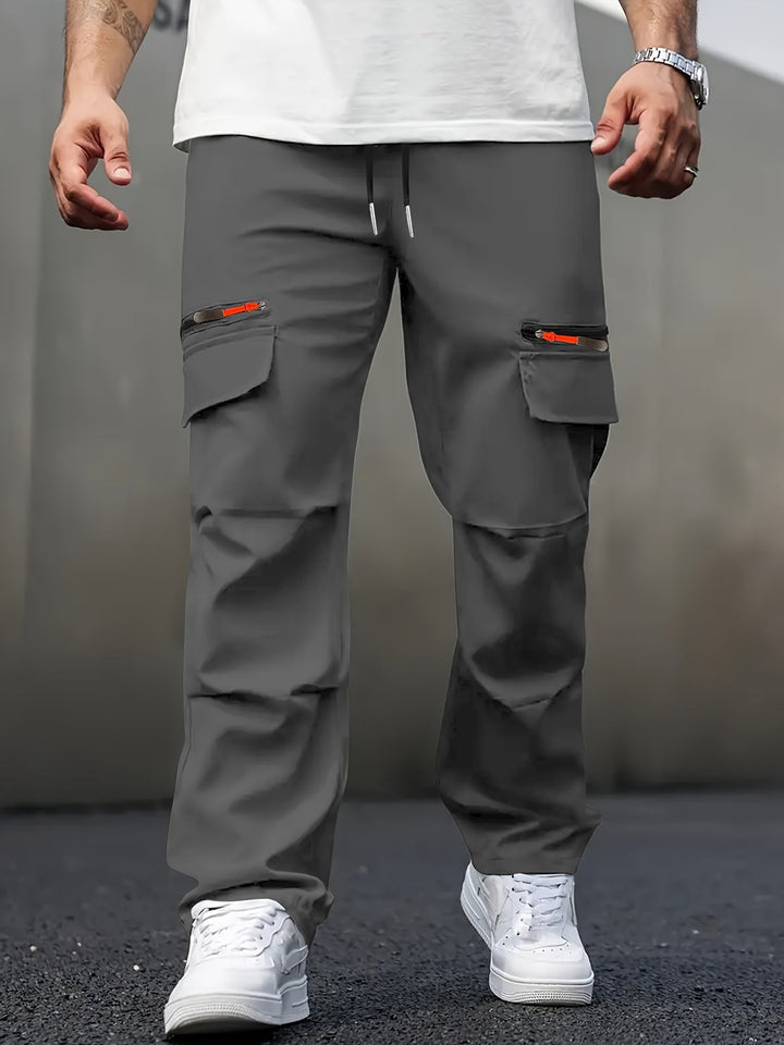 Mihai - Pantalones Cargo Informales Con Múltiples Bolsillos
