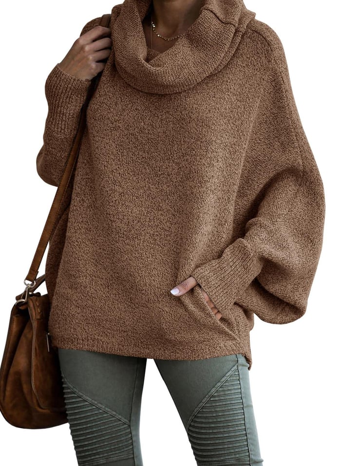 Dayana - Jersey De Cuello Alto Con Bolsillos