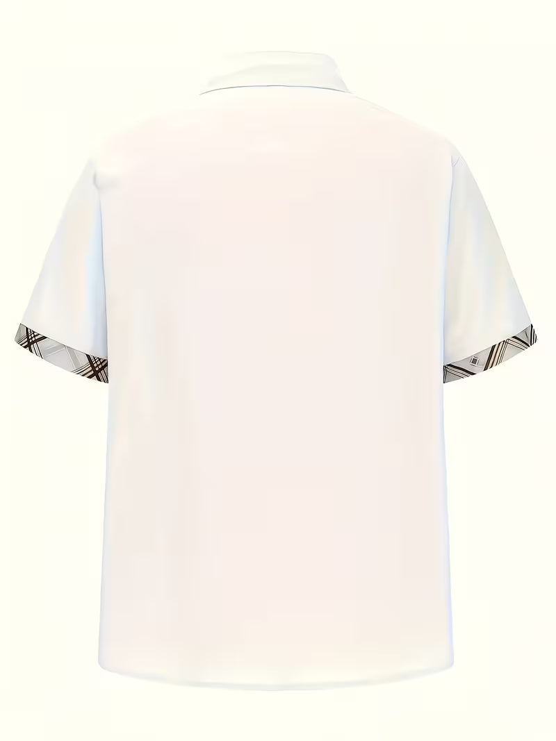 Kolby - Camisa a Cuadros De Patchwork Con Bolsillo