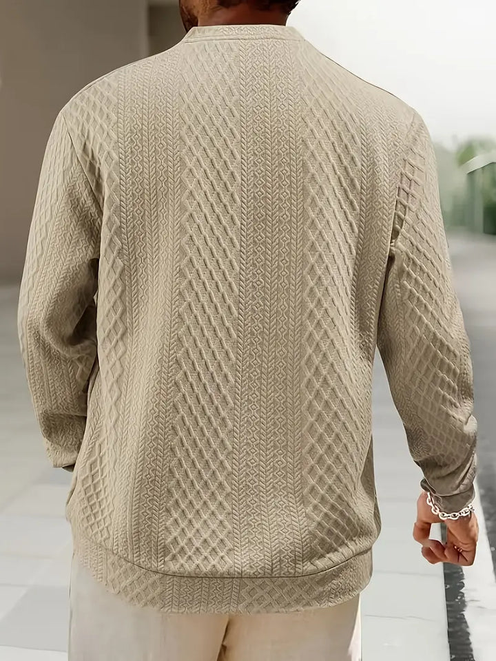 Warriner - Sudadera De Manga Larga Con Estampado Geométrico