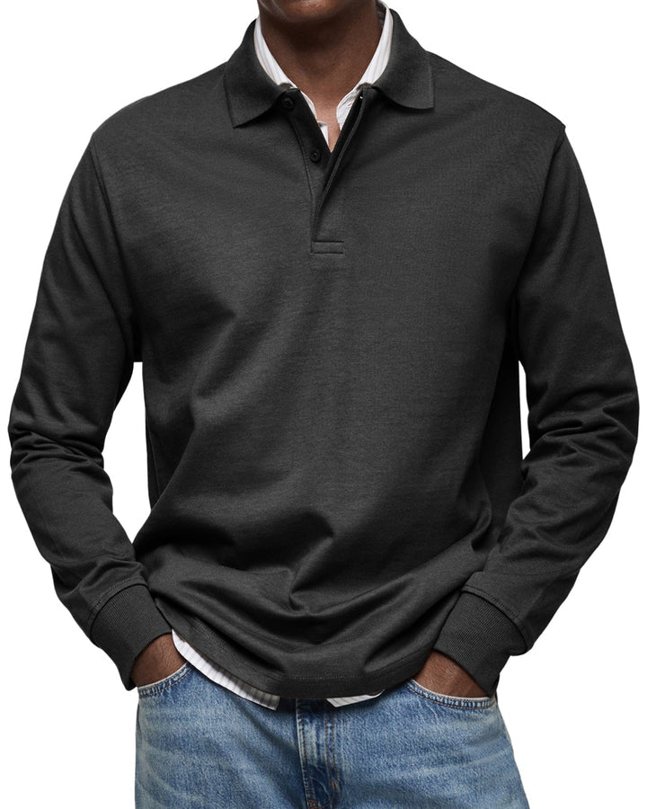 Elhanan - Elegante Polo De Manga Larga