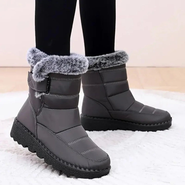Kfirah - Botines De Nieve Con Pelo Sintético