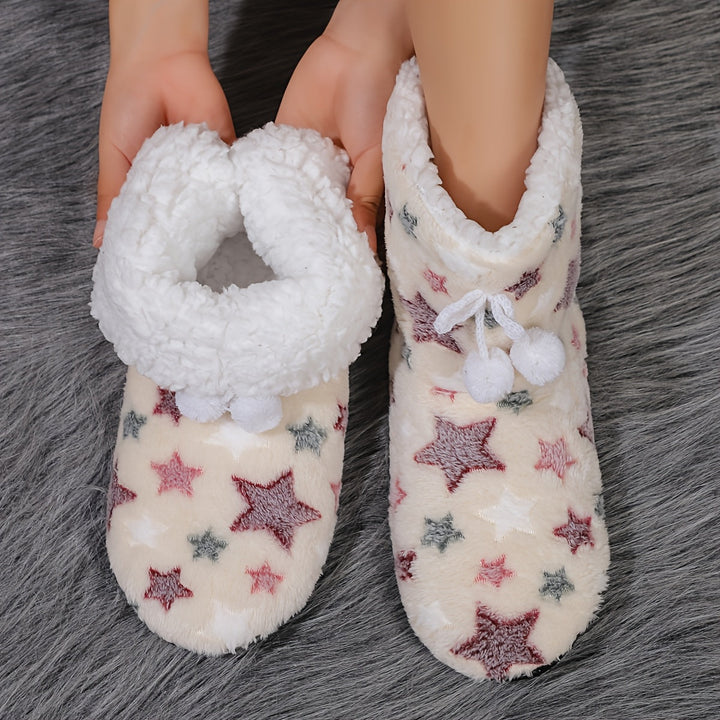 Deryan - Zapatos De Invierno Cómodos Con UN Diseño Acogedor