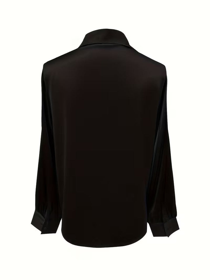 Leylah - Elegante Blusa De Manga Larga